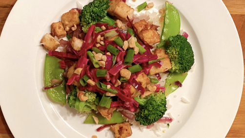 crispy tofu stir fry recipe