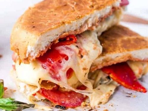 focaccia three-cheese italian grilled cheese recipe