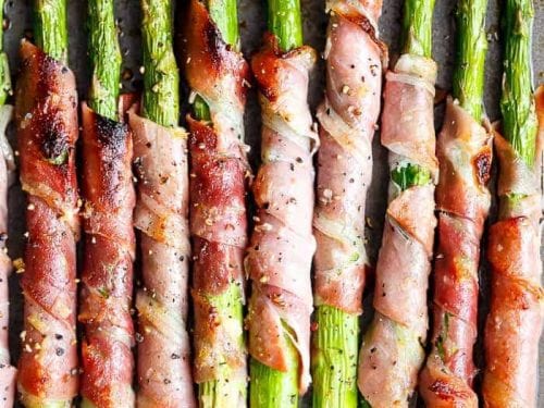 garlic butter prosciutto wrapped asparagus recipe