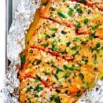 garlic lovers salmon in foil (baked or grilled!) recipe