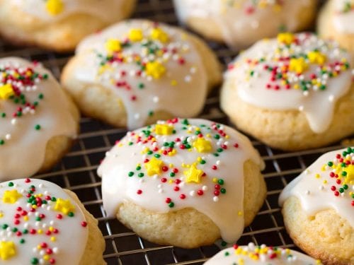 glazed lemon sour cream cookies recipe