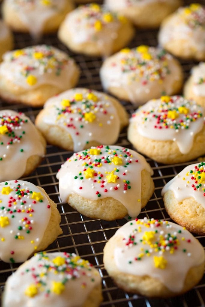 glazed lemon sour cream cookies recipe