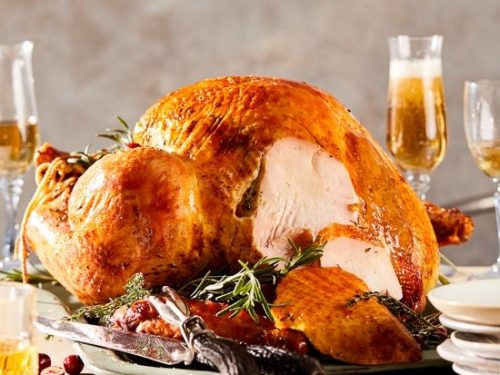 herb and salt-rubbed dry brine turkey recipe