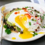 huevos rancheros with avocado salsa verde recipe