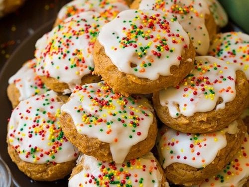 iced pumpkin cookies recipe