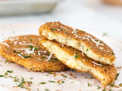 leftover parmesan mashed potato patties recipe