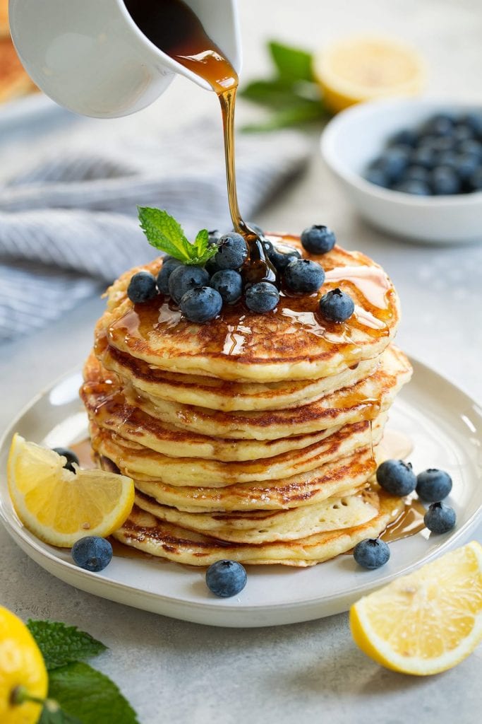 lemon ricotta pancakes recipe