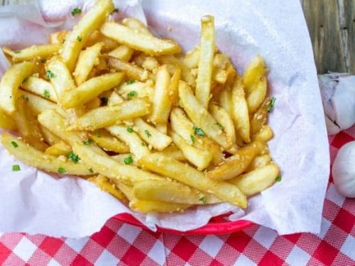 loaded garlic french fries recipe