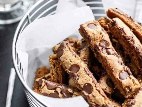 low fat choc chip cookie sticks recipe