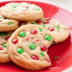 Christmas M&M Cookies Recipe