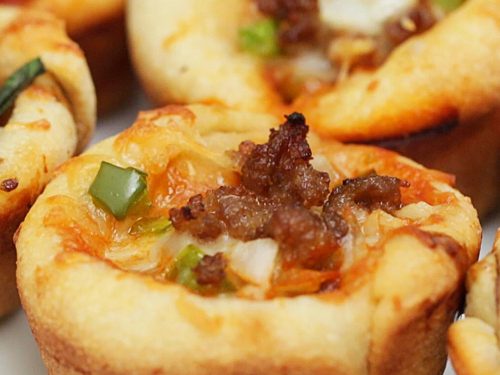 muffin tin deep dish pizzas recipe