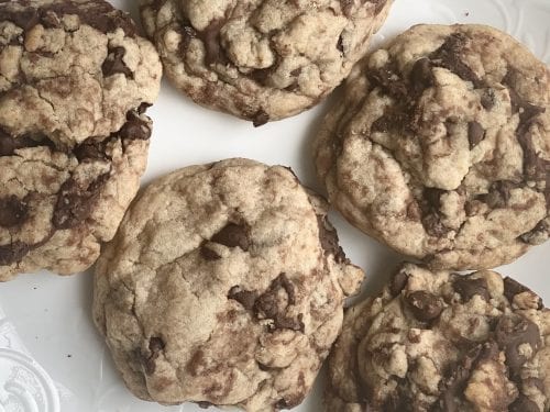 nutella chocolate chip cookies recipe