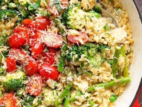 one pot orzo primavera recipe