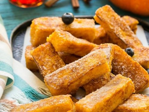 pumpkin churro french toast sticks recipe