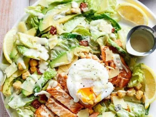 salmon and avocado caesar salad recipe