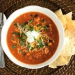 slow cooker chicken enchilada soup recipe