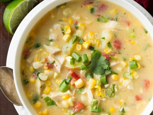 thai coconut chicken corn chowder recipe