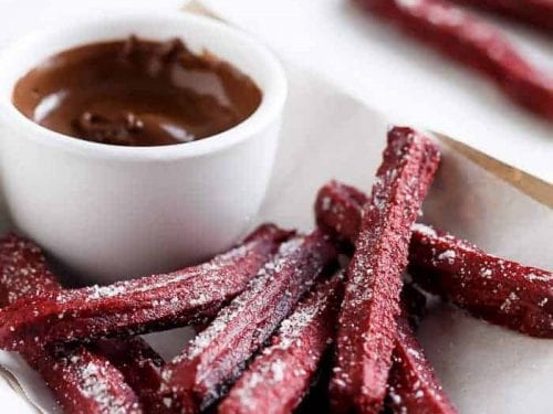 the best red velvet churros (baked) recipe