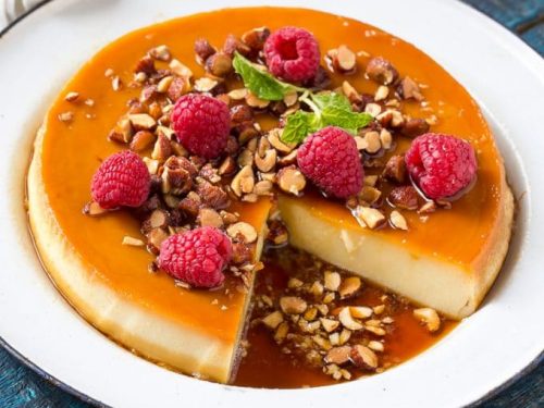 vanilla almond flan recipe