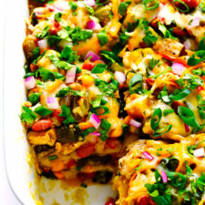 verde chicken enchilada casserole recipe