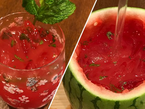 watermelon mint soju cocktail recipe