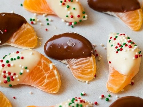 Chocolate Dipped Mandarin Oranges Recipe