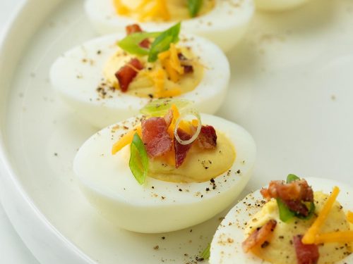 bacon cheddar deviled eggs recipe