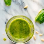 basil pesto salad dressing recipe