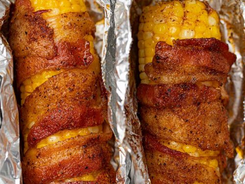 bbq bacon wrapped corn on the cob recipe