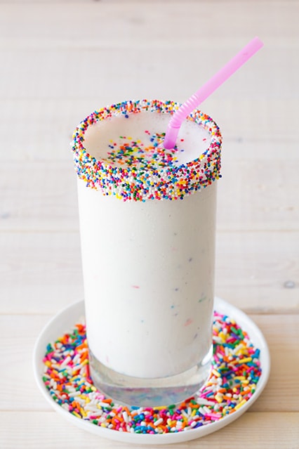 birthday cake milkshakes recipe