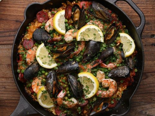 cast iron paella recipe