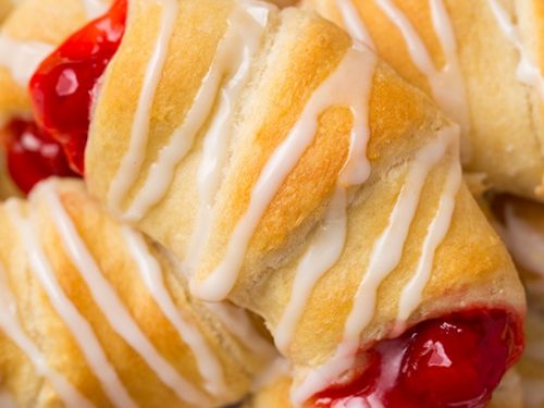 5-Ingredient Cherry Almond Crescent Rolls Recipe