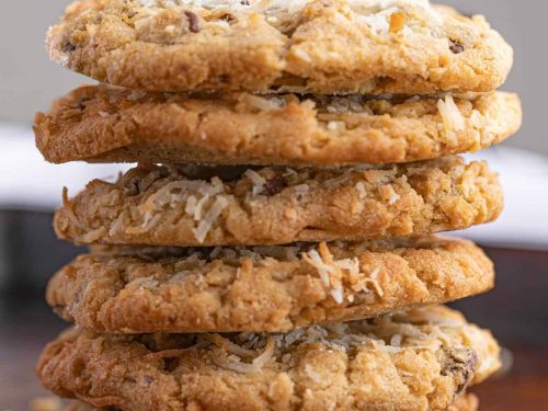 chocolate chip coconut cookies recipe