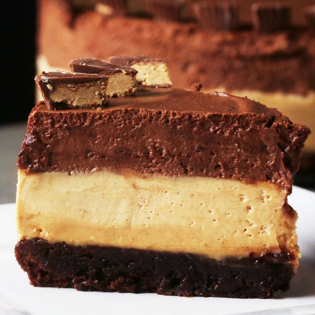 chocolate peanut butter mousse 'box' cake recipe