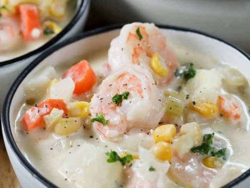 creamy seafood chowder recipe