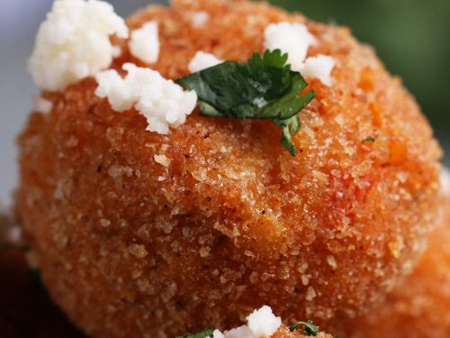 crispy chipotle rice balls recipe