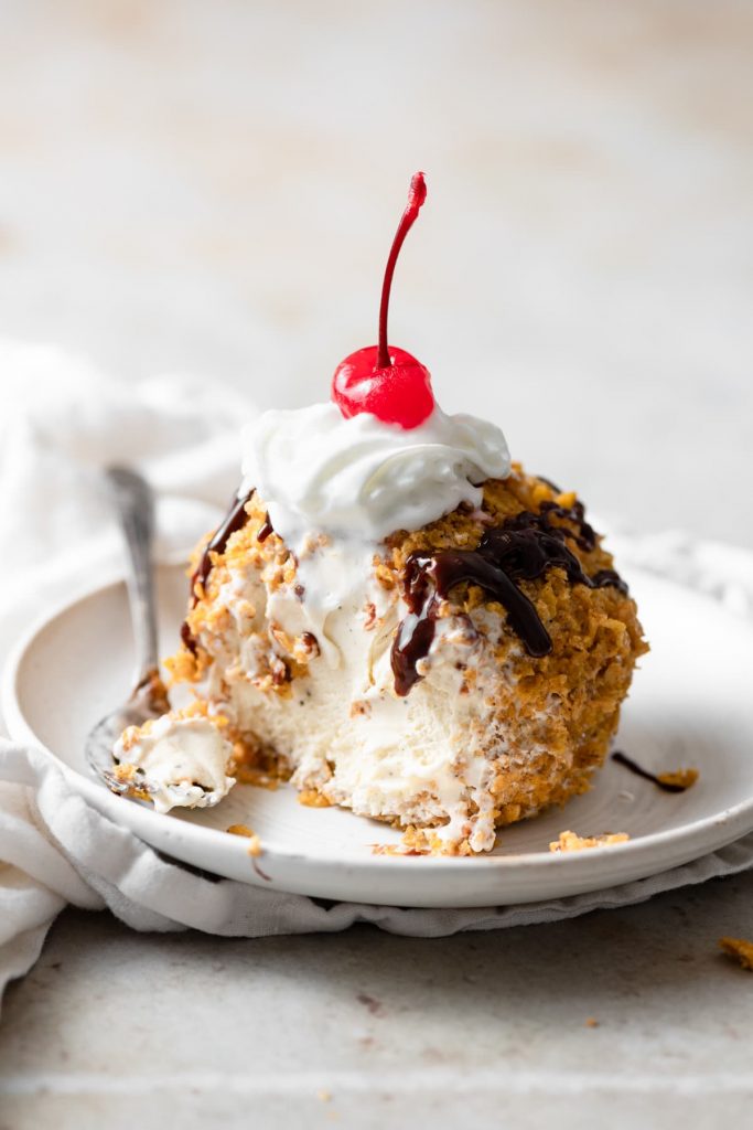 fried ice cream recipe