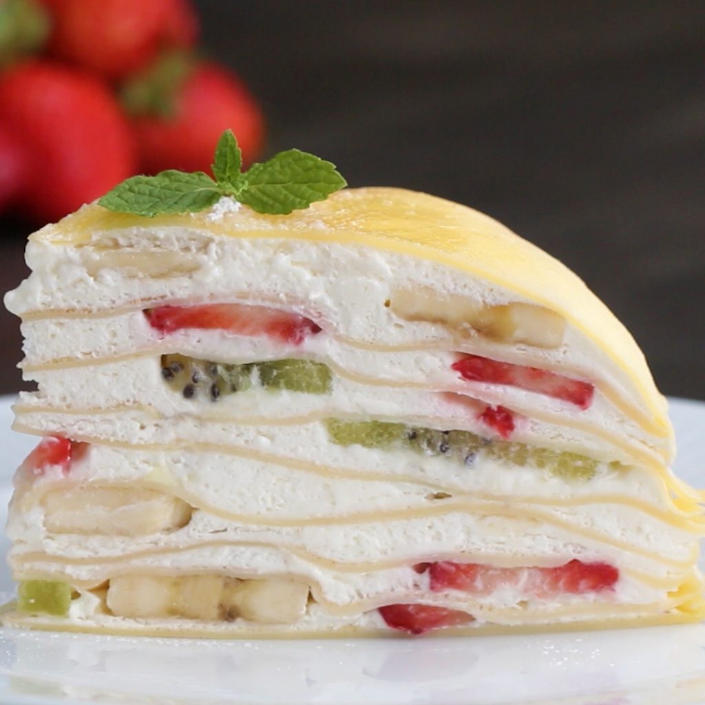 fruit mille crepe recipe