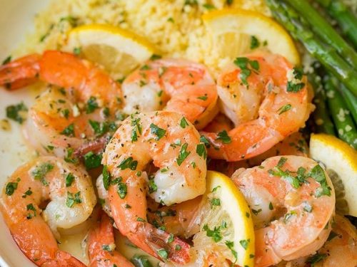 garlic lemon butter shrimp recipe