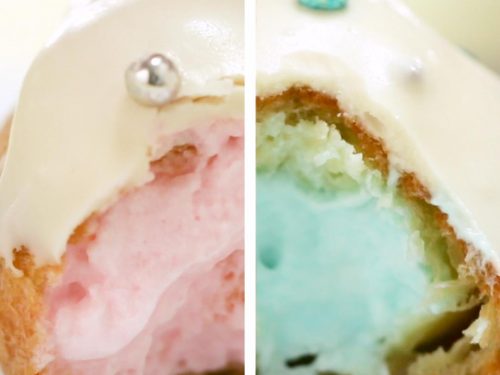 gender reveal cream puffs recipe