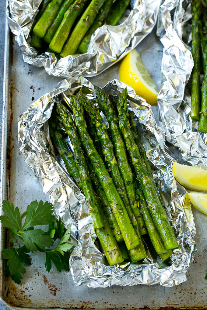 grilled asparagus in foil recipe