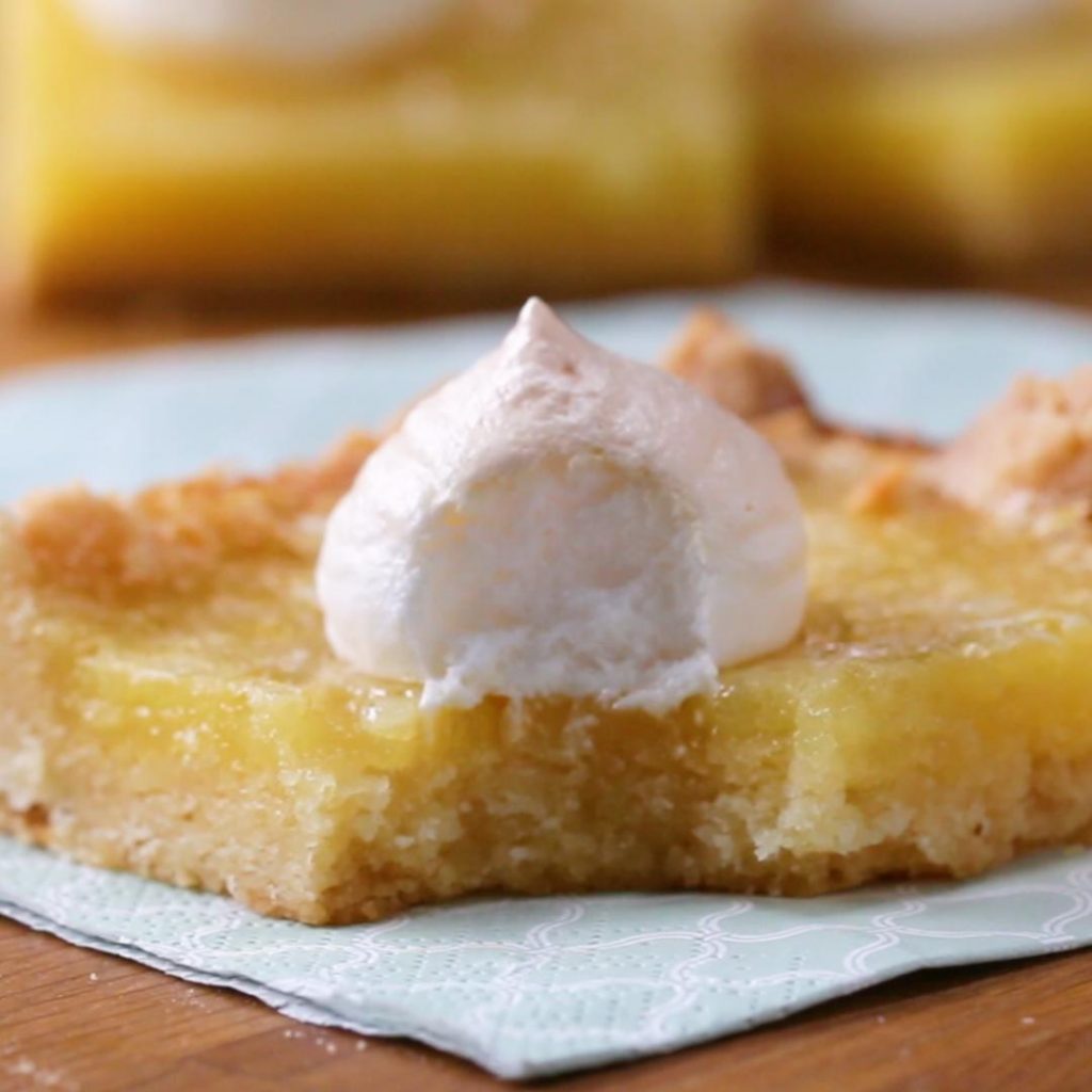 lemon meringue bars recipe