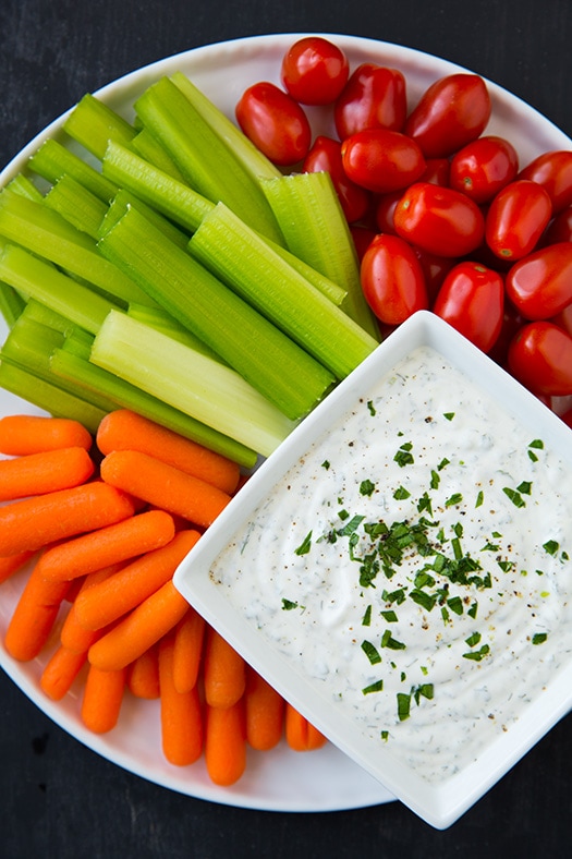 lighter greek yogurt ranch dip recipe