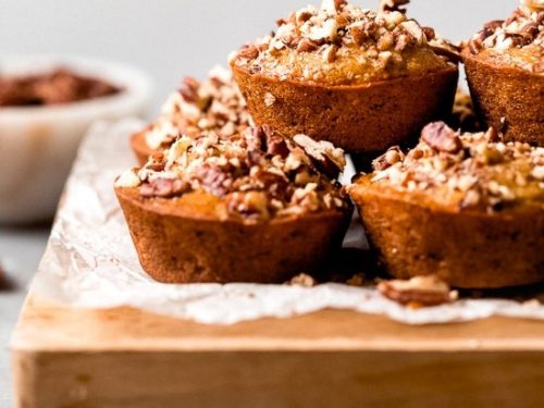 maple pecan banana muffins recipe