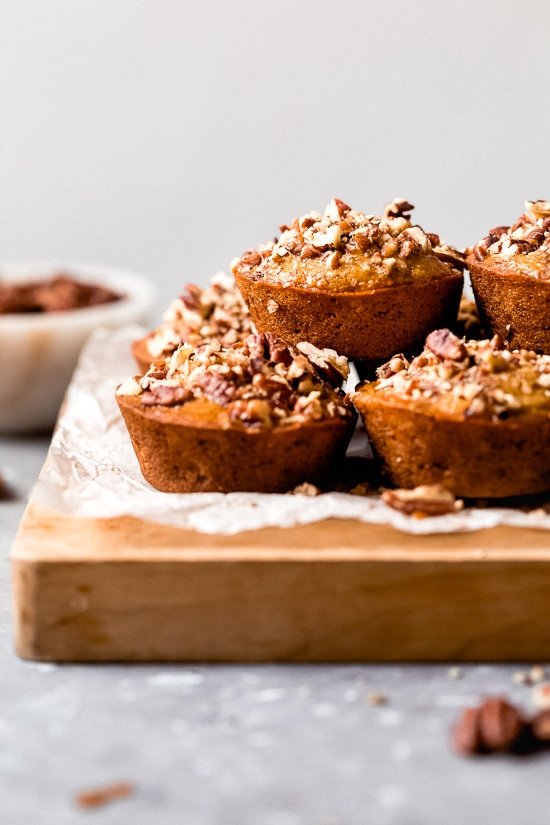 maple pecan banana muffins recipe