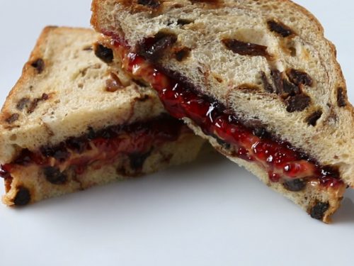 Traditional PB&J with Raisins Recipe