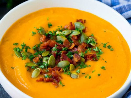 pumpkin soup with bacon recipe