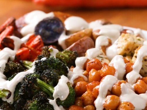 quick-roasted veggie bowl recipe