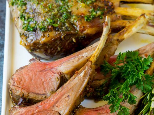 rack of lamb with garlic and rosemary recipe