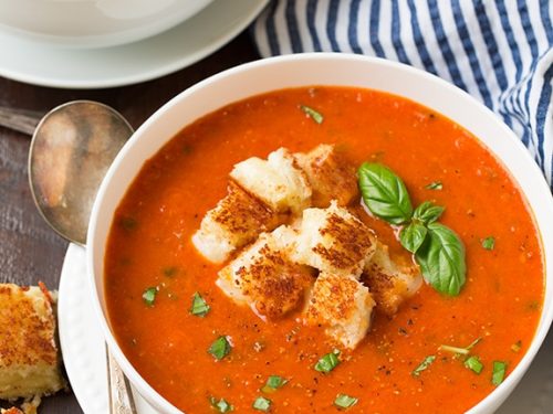 roasted tomato basil soup recipe